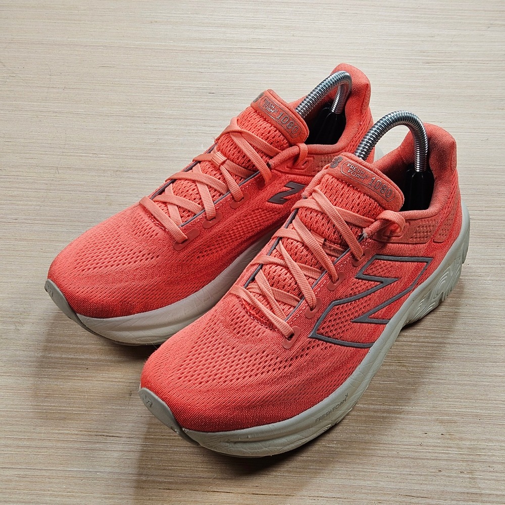 New Balance Fresh Foam x 1080v13 Women 9 Orange Running Sneakers W1080R13
